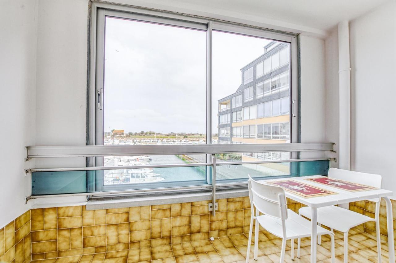Ferienwohnung Le Greement - Appt Vue Sur Le Port Courseulles-sur-Mer Exterior foto