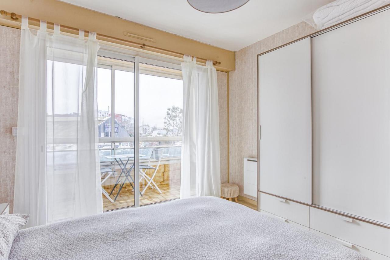 Ferienwohnung Le Greement - Appt Vue Sur Le Port Courseulles-sur-Mer Exterior foto