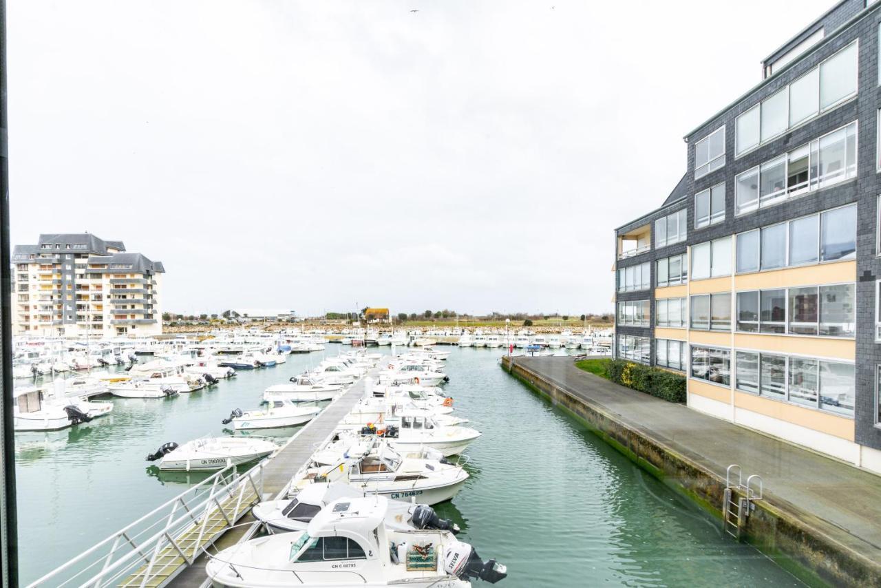 Ferienwohnung Le Greement - Appt Vue Sur Le Port Courseulles-sur-Mer Exterior foto