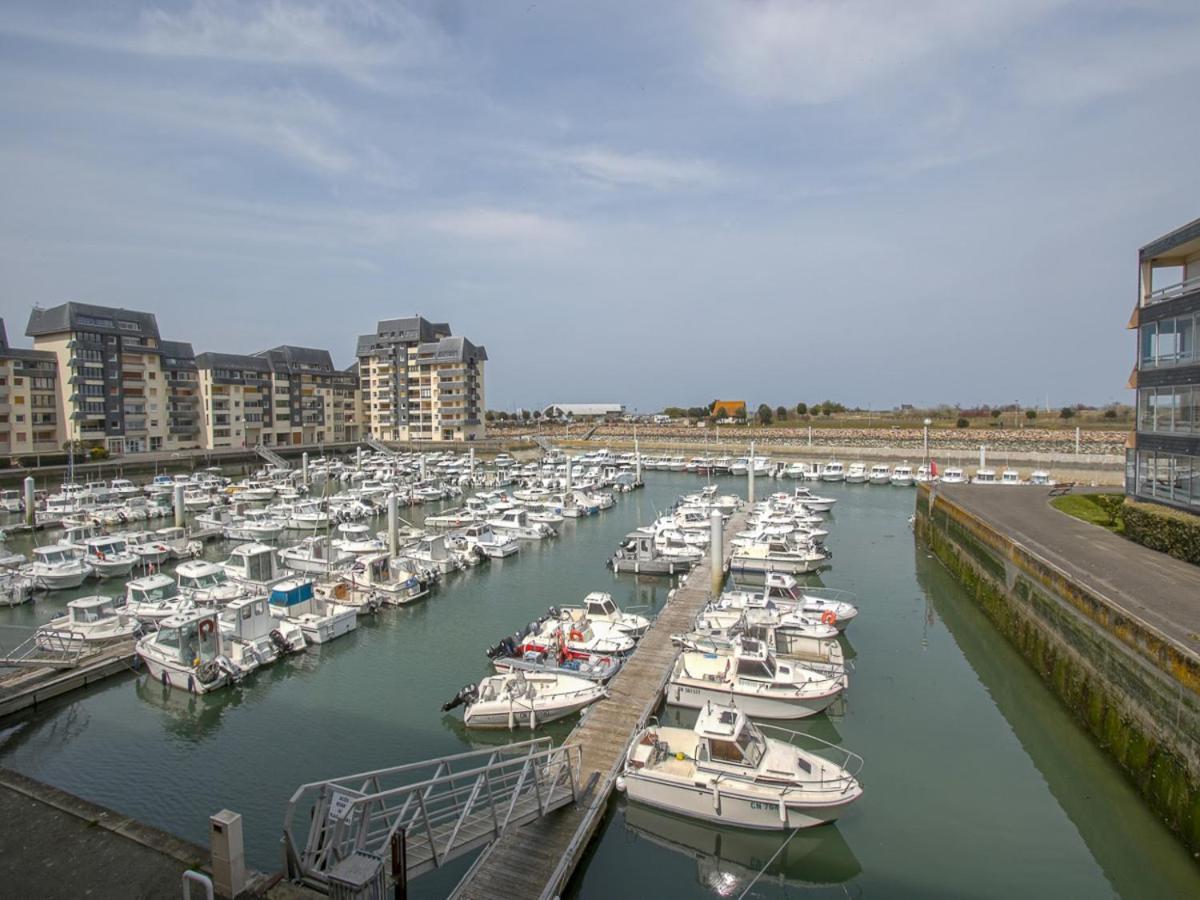 Ferienwohnung Le Greement - Appt Vue Sur Le Port Courseulles-sur-Mer Exterior foto